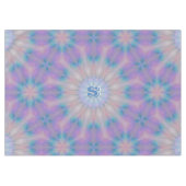 パステルマザーオブパールパターンネームモノグラム | テーブルクロス (正面(横))