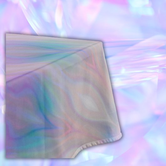 パステルマザーオブパールパターンネームモノグラム | テーブルクロス