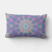 パステルマザーオブパールパターンネームモノグラム | ランバークッション (裏面)