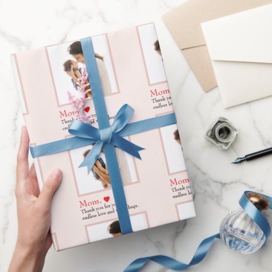 パステルマザーズデイラッピング紙 | ～ありがとう ラッピングペーパー (ギフト)