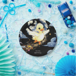 パステルマジカルダック誕生日 ペーパープレート