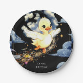 パステルマジカルダック誕生日 ペーパープレート (正面)