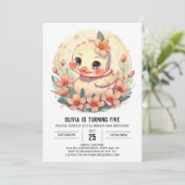 パステルマジカルダック誕生日 招待状 (スタンド正面)