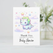 パステルマジカルディオナンスベイビーシャワー サンキューカード (スタンド正面)