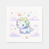 パステルマジカルディオナンスベイビーシャワー スタンダードカクテルナプキン (正面)