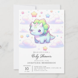 パステルマジカルディオナンスベイビーシャワー 招待状