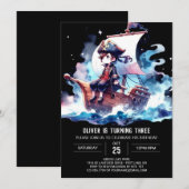 パステルマジカルパイレーツ誕生日 招待状 (正面/裏面)