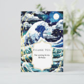 パステルマジカルファンオーシャンウェーブスバースデー サンキューカード (スタンド正面)