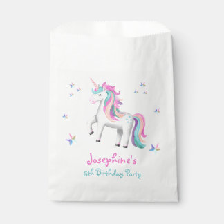パステルマジカルユニコーンキッズ誕生日 フェイバーバッグ