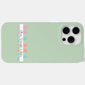パステルマパーソナライズされたマiPhoneケース Case-Mate iPhoneケース (裏面 (横))