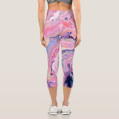 パステルマーブルドリーム カプリレギンス (裏面)