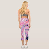 パステルマーブルドリーム カプリレギンス (裏面)