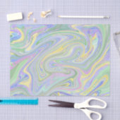 パステルマーブルプリントティッシュペーパー 薄葉紙 (クラフト)