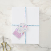 パステルマーメイド1歳の誕生日ありがとう ギフトタグ (より糸付き)
