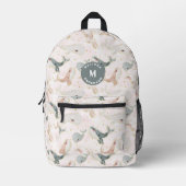 パステルミスティカルクジラのモノグラム プリントバックパック (正面)