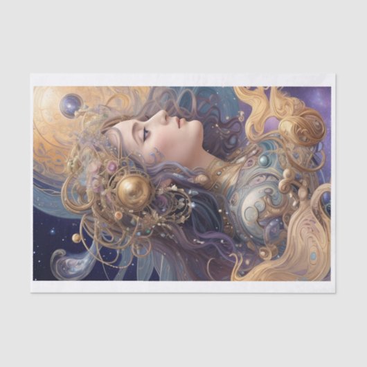 パステルミスティックウーマンデクページティッシュペーパー 薄葉紙 (正面)