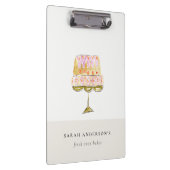 パステルミニマルウォーターカラフルカラーケーキベーカリー クリップボード (右)