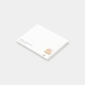 パステルミニマルウォーターカラフルカラーケーキベーカリー ポストイット (アングル)