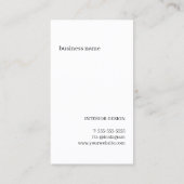 パステルミニマルエレガントパタンコンサルタント 名刺 (裏面)