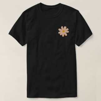 パステルミニマルデイジーフラワーキュートレトロ美学 Tシャツ