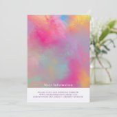 パステルミニマルパッション招待状リニア 招待状 (スタンド正面)