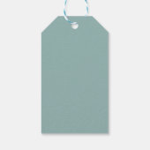 パステルミニマルフローライードムバラクパーソナライズされた ギフトタグ (裏面)