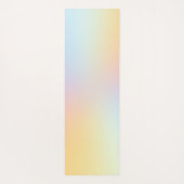 パステルミニマルレインボーグラデーション ヨガマット (裏面)
