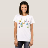 パステルミュージックノートTシャツ Tシャツ (正面フル)