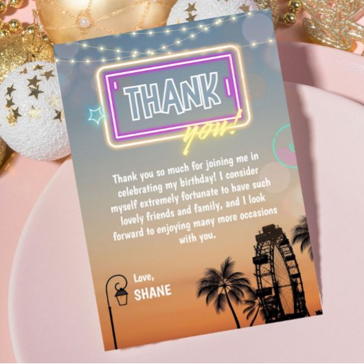 パステルミュージックフェスティバルコンサートボホ誕生日 サンキューカード