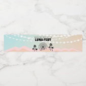 パステルミュージックフェスティバル誕生日 ペットボトルラベル (シングルラベル)