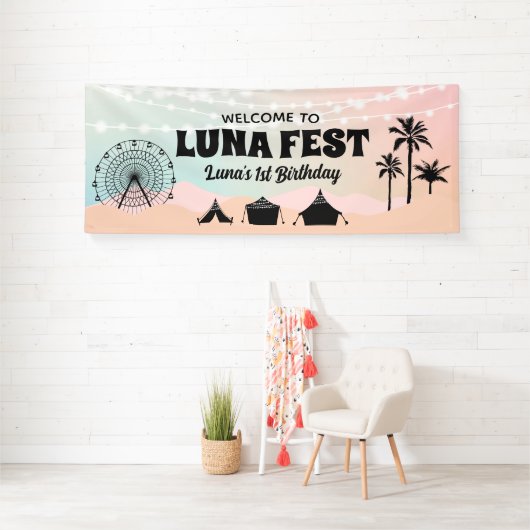 パステルミュージックフェスティバル誕生日 横断幕 (インサイチュ)