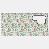 パステルミントグリーンコテージコアの菌類 SAMSUNG GALAXYケース (裏面横)