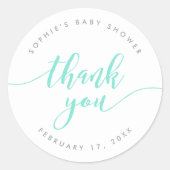 パステルミントリラックススクリプト ラウンドシール (正面)