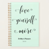 パステルミント感動的セルフ気に引用文 プランナー手帳 (正面)