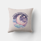 パステルムーンライトナイト – 夢の三日月 クッション (裏面)