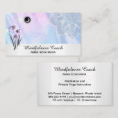 *～*パステルムーンレイシー曼荼羅フォイルフローラ 名刺 (正面/裏面)