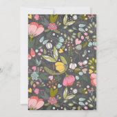 パステルメドウリースシャルボード婚約パーティ 招待状 (裏面)