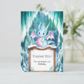 パステルメルヘンドラゴンの誕生日 サンキューカード (スタンド正面)