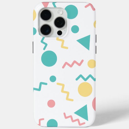 パステルメンフィス幾何学模様 Case-Mate iPhoneケース (裏面)