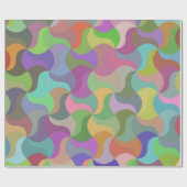 パステルモザイク包装紙 ラッピングペーパー (フラット)