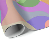 パステルモザイク包装紙 ラッピングペーパー (ロールコーナー)