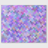 パステルモザイク包装紙 ラッピングペーパー (フラット)