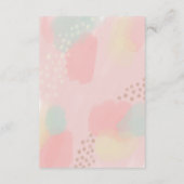 パステルモダンアートマインドアドバイス アドバイスカード (裏面)