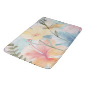 パステルモダンアート花 バスマット (アングル)