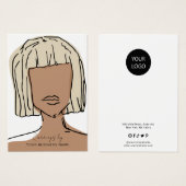 パステルモダンイヤリングディスプレイカード (正面&裏面)