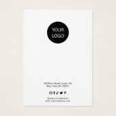 パステルモダンイヤリングディスプレイカード (裏面)