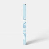 パステルモダンウォーターカラーフローラガーリー SAMSUNG GALAXYケース (左側面)