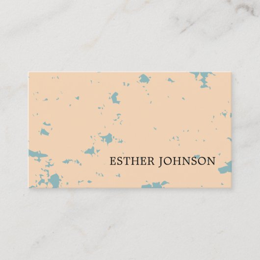 パステルモダンエレガントパターン 名刺 (正面)