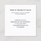 パステルモダンエレガントロイヤリティカード ロイヤリティカード (裏面)