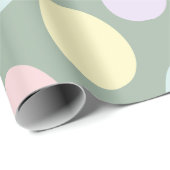 パステルモダンカラフルエッグパターン |イースターラップ ラッピングペーパー (ロールコーナー)